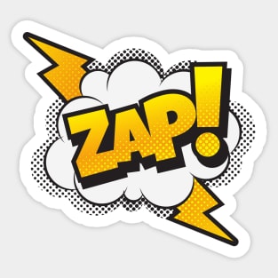 Zap Thunderstorm Cloud Sticker